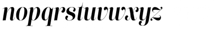 Lust Pro Slim No4 Italic Font LOWERCASE