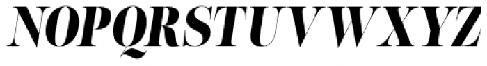 Lust Pro Slim No5 Italic Font UPPERCASE