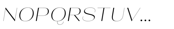 Lust Sans Thin Italic Font UPPERCASE