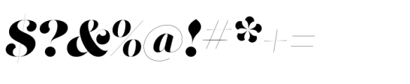 Lust Script Fine Font OTHER CHARS