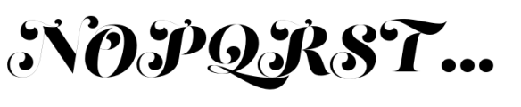Lust Script Fine Font UPPERCASE