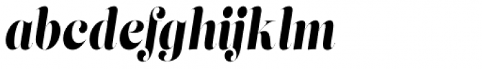 Lust Slim Display Italic Font LOWERCASE
