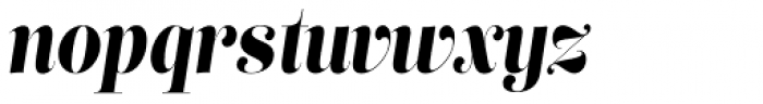 Lust Slim Italic Font LOWERCASE