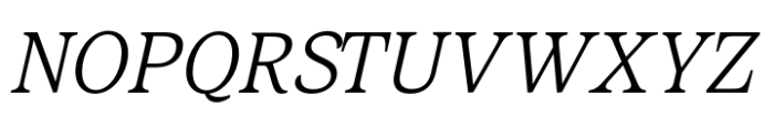 Lust Text Light Italic Font UPPERCASE