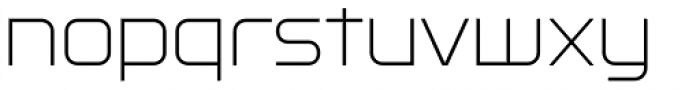 Lustra Thin Font LOWERCASE