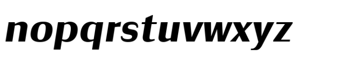 Luvian Extra Bold Oblique Font LOWERCASE
