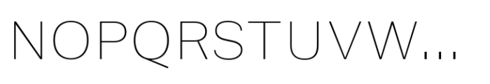 Luvian Thin Font UPPERCASE