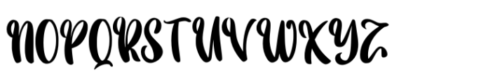 Luvore Regular Font UPPERCASE