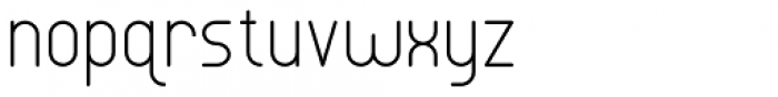 Luwest Rounded Light Font LOWERCASE