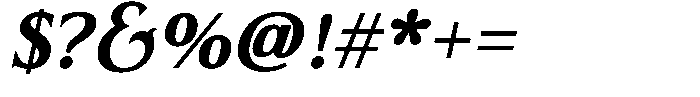 Lux Mentis Bold Italic Font OTHER CHARS