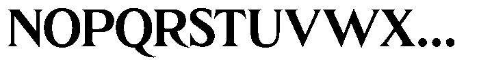 Lux Mentis Bold Font UPPERCASE