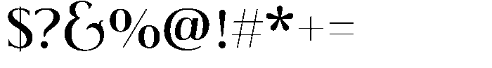 Lux Mentis Light Font OTHER CHARS
