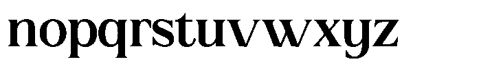 Lux Mentis Medium Font LOWERCASE