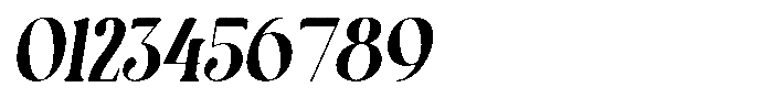 Lux Moon Italic Font OTHER CHARS