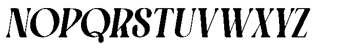Lux Moon Italic Font UPPERCASE