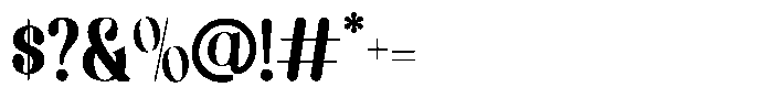 Lux Moon Regular Font OTHER CHARS