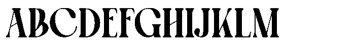 Lux Moon Regular Font UPPERCASE