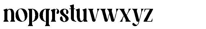 Lux Moon Regular Font LOWERCASE