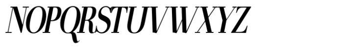 Lux Orbis Medium Condensed Italic Font UPPERCASE