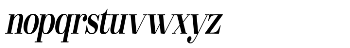 Lux Orbis Medium Condensed Italic Font LOWERCASE