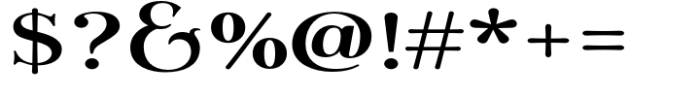 Lux Orbis Medium Expanded Font OTHER CHARS
