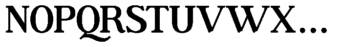 Lux Oriens Bold Font UPPERCASE