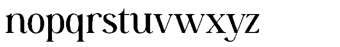 Lux Oriens Light Font LOWERCASE