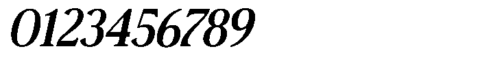 Lux Oriens Medium Italic Font OTHER CHARS
