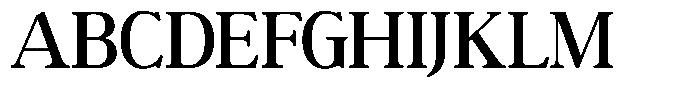 Lux Oriens Medium Font UPPERCASE