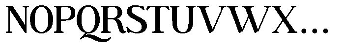 Lux Oriens Medium Font UPPERCASE