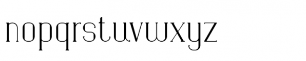 Luxart Regular Font LOWERCASE