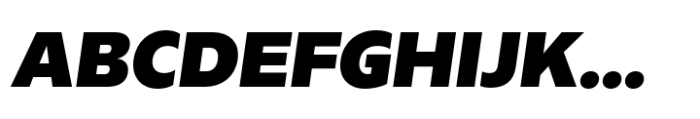 Luxbonfile Black Italic Font UPPERCASE