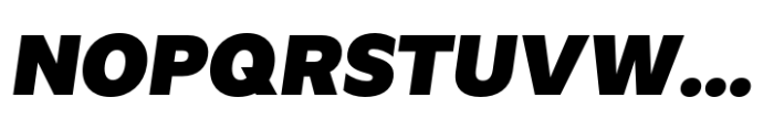 Luxbonfile Black Italic Font UPPERCASE