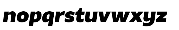 Luxbonfile Black Italic Font LOWERCASE
