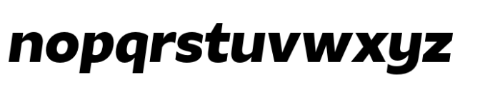 Luxbonfile Extra Bold Italic Font LOWERCASE
