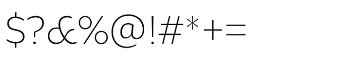 Luxbonfile Extra Light Font OTHER CHARS