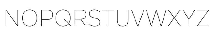 Luxbonfile Thin Font UPPERCASE