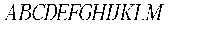 Luxeline Italic Font UPPERCASE