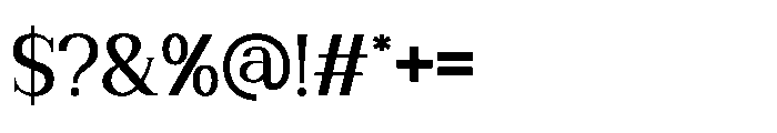 Luxento Font OTHER CHARS