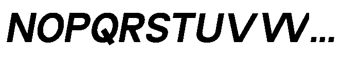 Luxie Black-Italic Font UPPERCASE