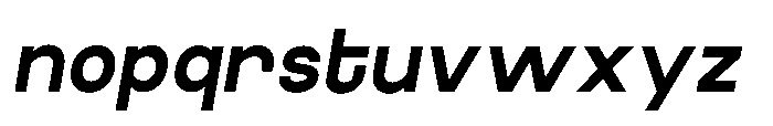 Luxie Black-Italic Font LOWERCASE