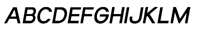 Luxie Bold-Italic Font UPPERCASE