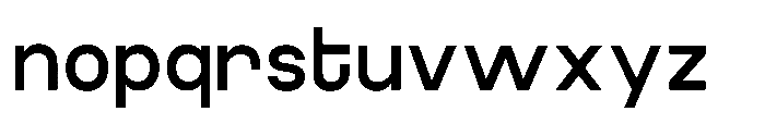 Luxie Bold Font LOWERCASE