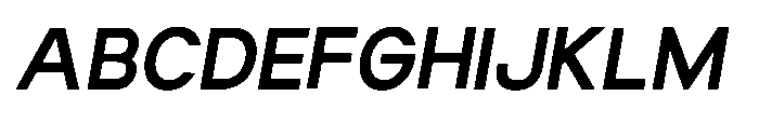 Luxie Extra Bold-Italic Font UPPERCASE