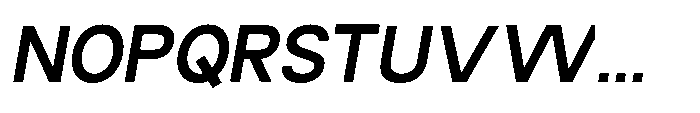 Luxie Extra Bold-Italic Font UPPERCASE