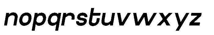 Luxie Extra Bold-Italic Font LOWERCASE