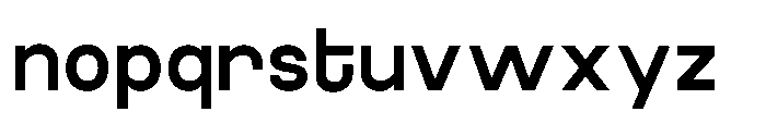 Luxie Extra Bold Font LOWERCASE