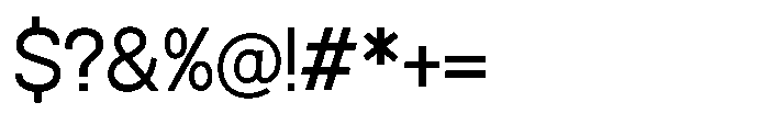 Luxie Medium Font OTHER CHARS
