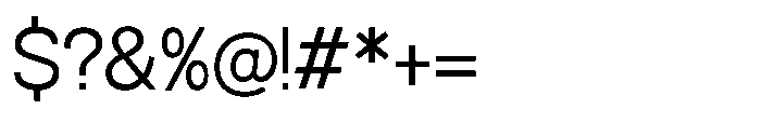 Luxie Regular Font OTHER CHARS