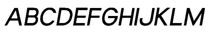 Luxie Semi Bold-Italic Font UPPERCASE